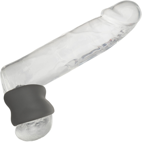 Alpha Liquid Silicone Scrotum Ring - Gray Gray