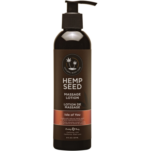 Hemp Seed Massage Lotion - Isle of You - 8 Fl. Oz. / 237ml