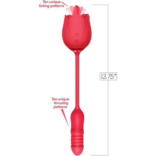 Wild Rose Tonguing Thrusting - Red