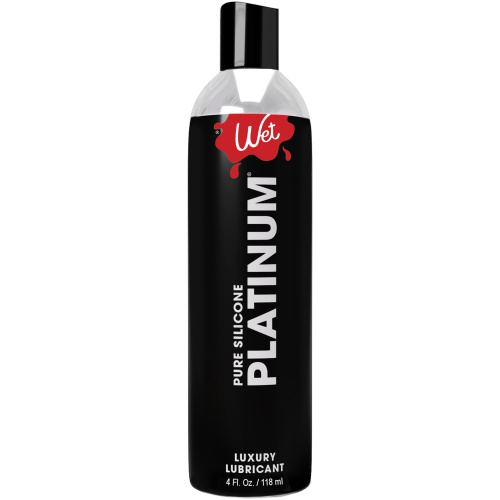 Wet Platinum - Luxury Silicone Based Lubricant 4 Oz