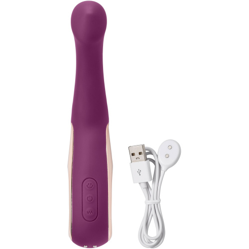 Pro Sensual Roller Touch Tri-Function G-Spot Curved Form - Plum