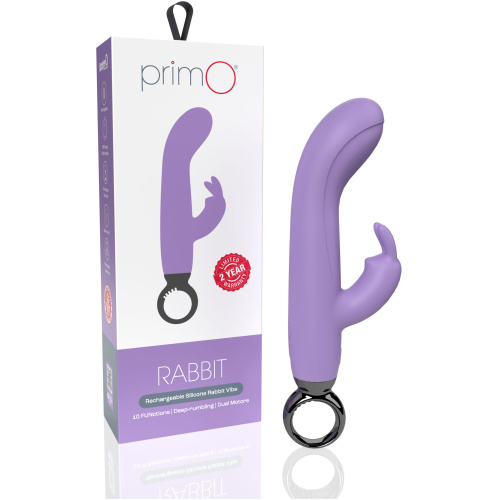 Primo Rabbit Rechargeable Vibrator - Lilac