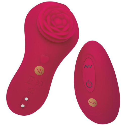 Rosegasm Rose Surprise Panty Vibe - Red