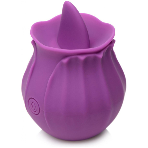 Inmi - Bloomgasm Wild Violet Licking Silicone Stimulator - Violet