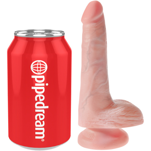 King Cock 6 Inch Cock With Balls - Light