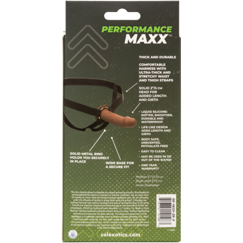 Performance Maxx Life-Like Extension With Harness - Brown
