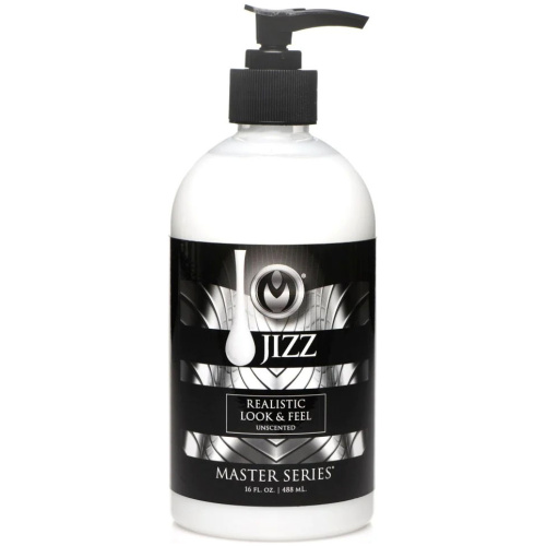Master Series Jizz Unscented Water-Based Body  Glide - 16 Oz