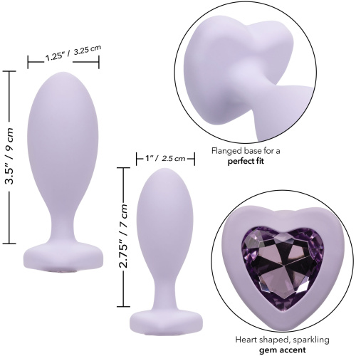 Love Crystal Booty Duo - Purple