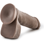 Au Naturel 8 Inch Sensa Feel Dildo - Chocolate