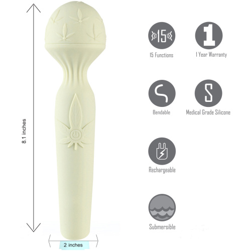Marlie 15-Function Rechargeable Bendable Wand
