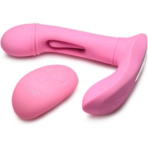 Flickers G-Flick Flicking G-Spot Vibrator With  Remote - Pink