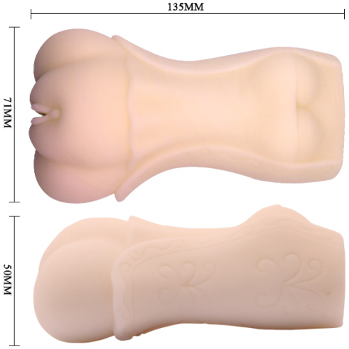 Crazy Bull No Lube Masturbator Sleeve - Realistic Pussy Skin-Like Texture