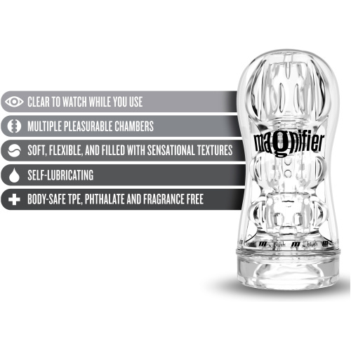 M for Men - Soft and Wet - Magnifier - Clear