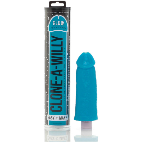 Clone-a-Willy Glow-in-the-Dark Kit - Blue