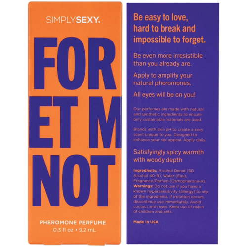 Simply Sexy Pheromone Perfume - Forget Me Not 0.3  Oz