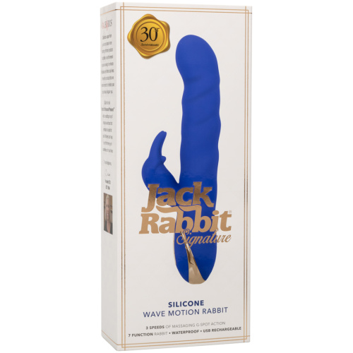 Jack Rabbit Signature Silicone Wave Motion Rabbit - Blue
