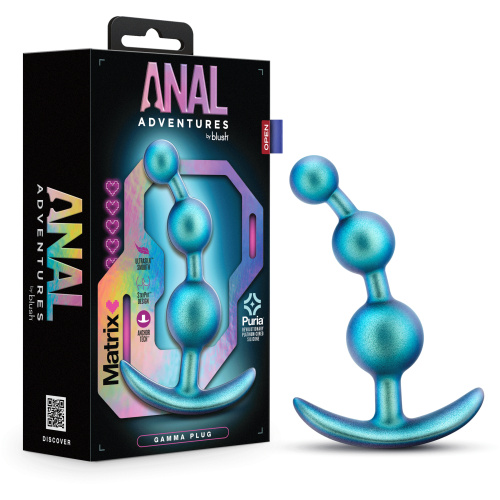 Anal Adventures Matrix - Gamma Plug - Neptune Teal
