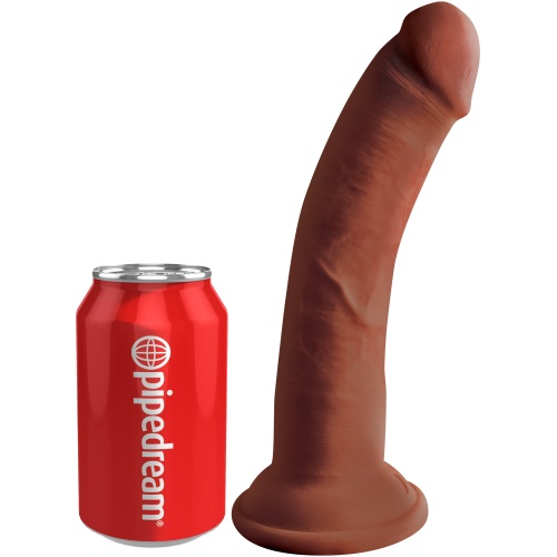 King Cock Plus Triple Density 8 Inch Cock - Brown