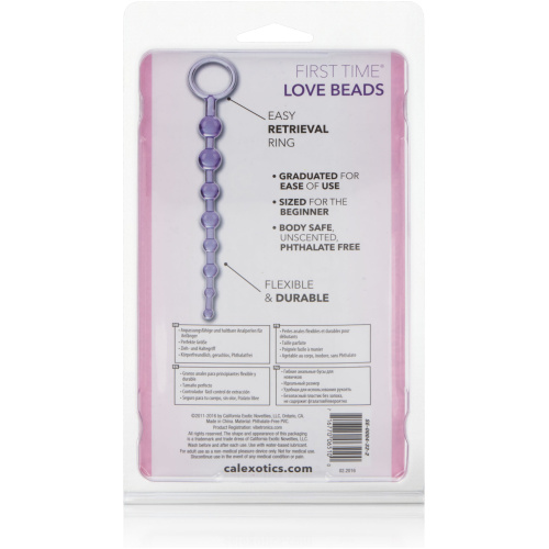 First Time Love Beads - Purple