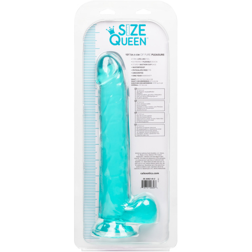 Size Queen 10 inch/25.5 Cm - Blue