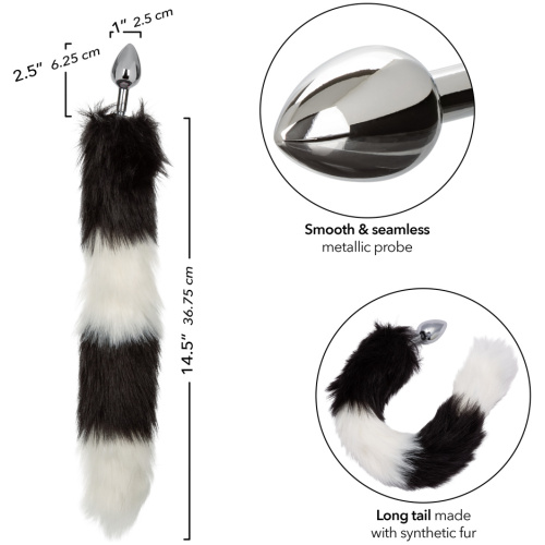 Running Wild Tail - Black/white