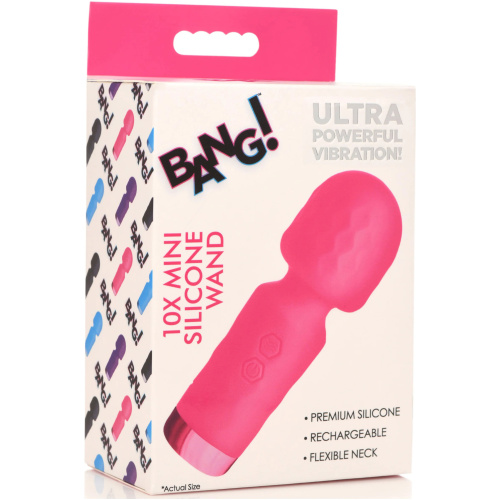10x Mini Silicone Wand - Pink