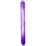 B Yours 18 Inch Double Dildo - Purple
