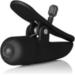 Nipple Play Nipplettes Vibrating Nipple Clamps - Black