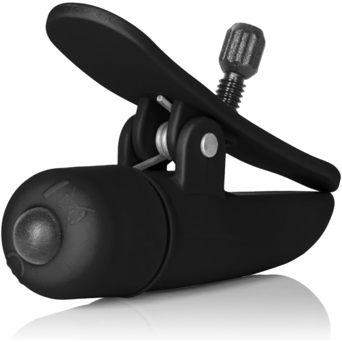 Nipple Play Nipplettes Vibrating Nipple  Clamps - Black