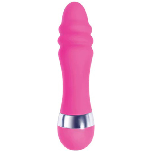 Pinkies Silicoat Mini-Vibe - Ridgy - Pink