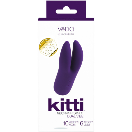Kitti Rechargeable Dual Vibe - Deep Purple