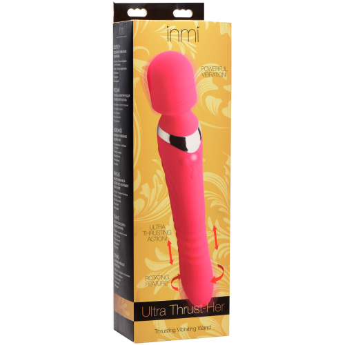 Ultra Thrusting and Vibrating Silicone Wand