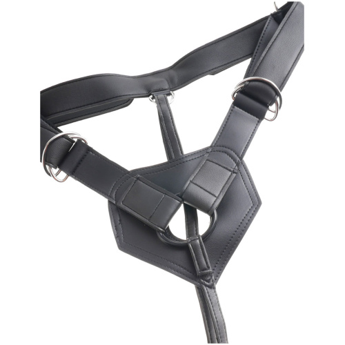 King Cock Strap-on Harness With 8 Inch Cock - Tan