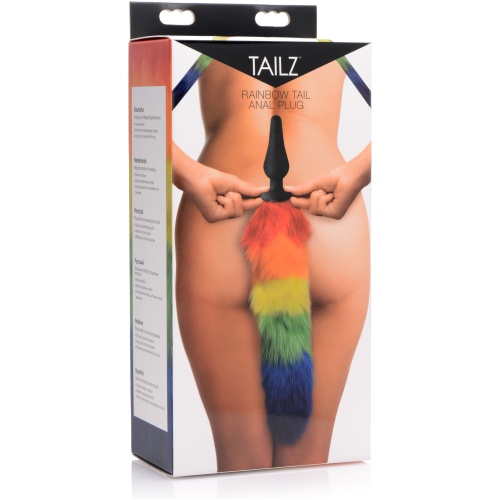 Rainbow Tail Anal Plug