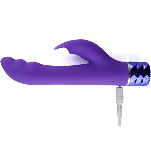 Hailey 10-Function Vibrating Rechargeable Dual Vibe - Purple