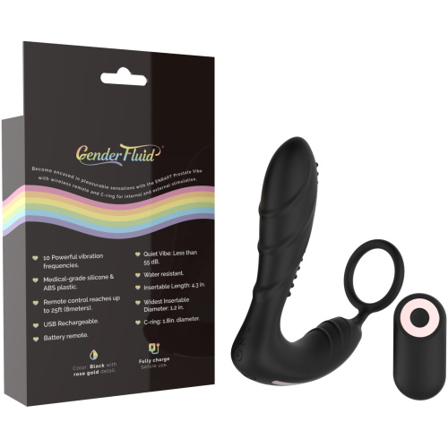 Gender Fluid Enrapt Prostate Vibe - Black
