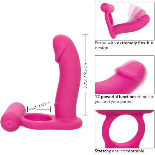 Silicone Rechargeable Double Diver - Pink