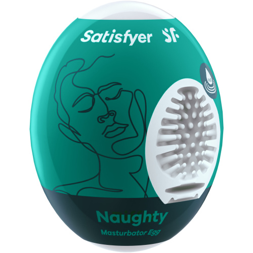 Satisfyer Masturbator Egg - Naughty - Dark Green