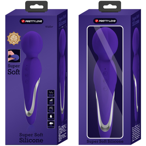 Walter Super Soft Silicone Wand - Violet