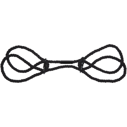 Merci - Restrain - 6mm Hemp Wrist or Ankle Cuffs - Black