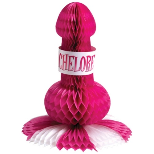 Giant Penis Center Piece With Bachelorette Banner