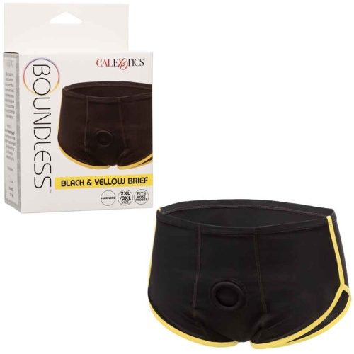 Boundless Black and Yellow Brief - 2x/3x - Black/ Yellow