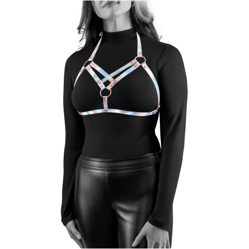 Cosmo Harness - Vamp - Large/xlarge - Rainbow