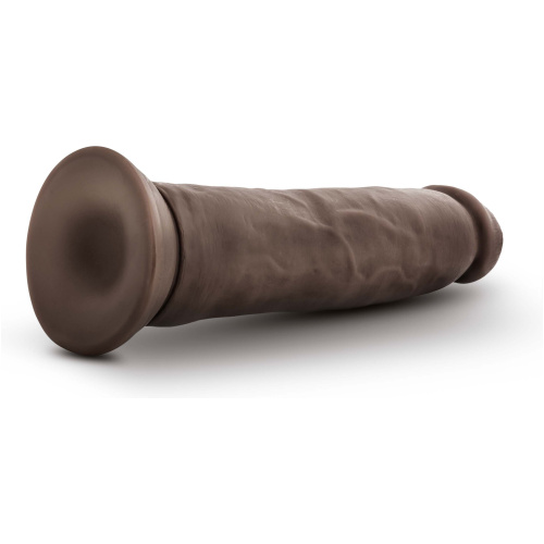 Dr. Skin Plus - 9 Inch Posable Thick Dildo - Chocolate