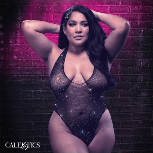 Radiance Deep v Body Suit - Queen - Black