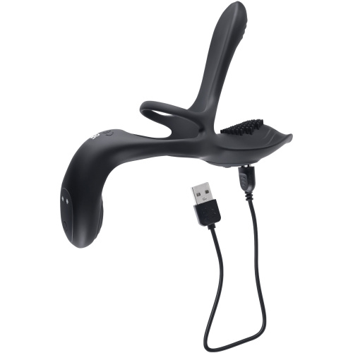 Playboy Pleasure - the 3 Way - Cock Ring - Black