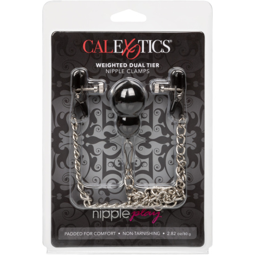 Nipple Play Weighted Dual Tier Nipple Clamps