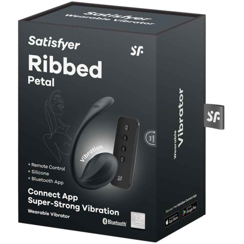 Ribbed Petal Connect App - Black