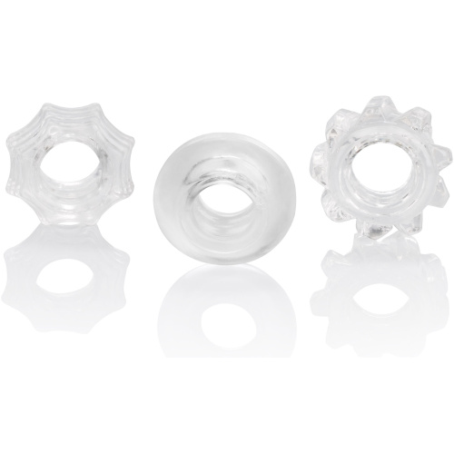 Reversible Ring Set - Clear