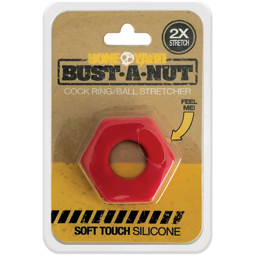 Bust a Nut Cock Ring - Red